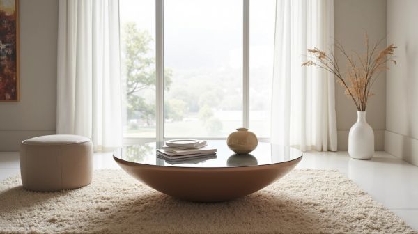 Table basse ronde : style varié pour tous les espaces