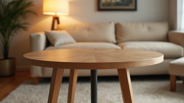 Table basse ronde : style varié pour tous les espaces